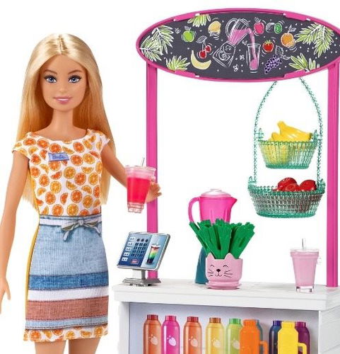 Mattel Barbie Chelsea Smoothie Stand Playset, Some Accessories