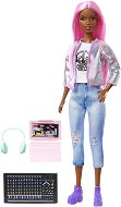 Barbie Zenei producer - fekete lány - Játékbaba