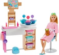 Barbie Beauty Salon Game Set with Caucasian Woman - Doll