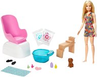 Barbie manikúra/pedikúra herná sada - Bábika