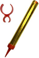 Party cake fountain 12cm + bottle holder - gold - Fireworks
