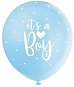 Balóniky latexové - "it´s a boy" - chlapec - modro-biele - 5 ks - 30 cm - Balóny