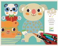 Abwaschbare Malerei Bären - Malen für Kinder