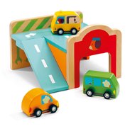 Wooden Minigarage - Toy Garage