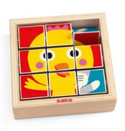 Djeco Dreh-Puzzle Hühnchen - Spielzeug für die Kleinsten