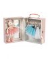 Ballerina Garderobe in einem Koffer - Puppe