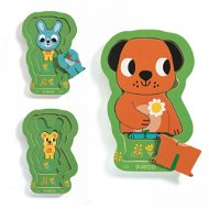 DJECO Puzzle Dog Charly and Friends - Jigsaw