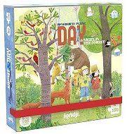 Puzzle doppelseitig - Tag und Nacht im Wald - 100 Teile - Puzzle