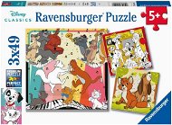 Ravensburger 051557 Disney: Postavy 3× 49 dielikov - Puzzle