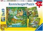 Ravensburger 051809 Állatok a dzsungelben 3x49 darab - Puzzle