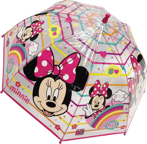 Children's Umbrella Minnie Transparent, Manual - Children's Umbrella - Main image