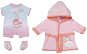 Toy Doll Dress Baby Annabell Bathrobe and pyjamas , 43 cm - Oblečení pro panenky