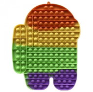 Pop It Rainbow Among Us Jumbo XXL 30 cm - Pop It
