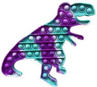 Pop It Dinosaur 5 Jumbo Violet Green - Pop It
