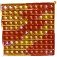 Pop It Square Orange Yellow Jumbo 20 cm - Pop It