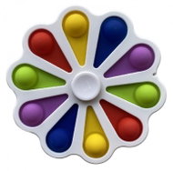 Pop It fidget spinner white medium 12cm - Pop It