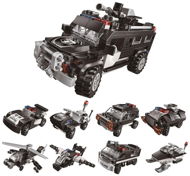 Qman Trans Collector 1808 Complete 8-in-1 Supercoloured Vehicle - Building Set