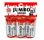 Dýmovnice - jumbo smoke - červená - 3ks - trhací pojistka - Ohňostroj