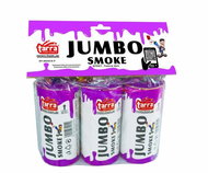 Smoke pipe - jumbo smoke - purple - 3pcs - tear lock - Fireworks