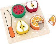Drevené krájanie ovocia - Potraviny do detskej kuchynky