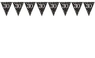 Girlanda vlajky 30 rokov – narodeniny – happy birthday – 400 cm - Girlanda