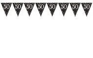 Girlanda vlajky 50 rokov – narodeniny – happy birthday – 400 cm - Girlanda