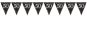 Girlanda vlajky 50 rokov – narodeniny – happy birthday – 400 cm - Girlanda