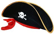 Pirate Captain Hat with Ribbon, Adult - Costume Accessory