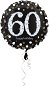 Balón fóliový 60 rokov - happy birthday - narodeniny - 43 cm - Balóny
