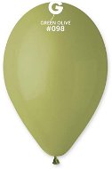 Balóniky 100 ks olivová zelená – pastelová – 26 cm - Balóny