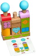 Lucy & Leo 218 Formen und Emotionen - Holzpuzzle mit Vorlagen - Tischspiel