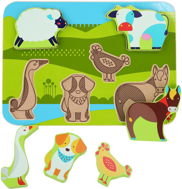 Lucy & Leo 226 Tiere auf dem Bauernhof - Holzpuzzle 7 Teile - Steckpuzzle