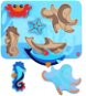 Lucy & Leo 227 Tengeri állatok - fa formaillesztő puzzle, 6 részes - Kirakós játék