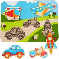 Lucy & Leo 229 Vehicles - wooden jigsaw puzzle 6 pieces - Puzzle