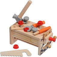 Lucy & Leo 182 Großer Tischler - Holzwerkzeugset mit Poncho - Kinderwerkzeug