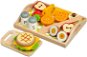 Lucy & Leo 222 Breakfast on a Tray - Wooden Game Set with Magnets - Toy Kitchen Utensils