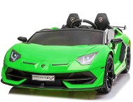 Children's Electric Car Electric Car Lamborghini Aventador 12V Two-seater, Green - Dětské elektrické auto