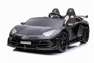 Elektromos autó gyerekeknek Lamborghini Aventador 12V, kétüléses - fekete - Dětské elektrické auto