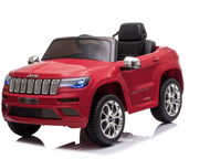 Electric Car JEEP GRAND CHEROKEE 12V, Red - Children's Electric Car