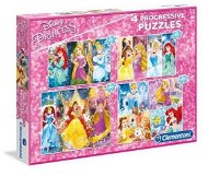 Puzzle 20+60+100+180 Princess - Jigsaw