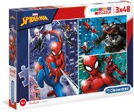 Puzzle 3× 48 spider-man - Puzzle