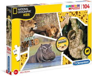 Puzzle 104 National Geo Kids – voľne žijúce zvieratá adv. - Puzzle