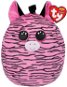 Ty Squish-a-Boos Zoey, 30cm - Pink Zebra - Soft Toy