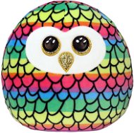 Ty Squish-a-Boos Owen, 22cm - Coloured Owl - Soft Toy