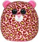 Ty Squish-a-Boos Lainey, 22 cm - rózsaszín leopárd - Plüss
