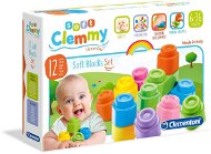 Kids’ Building Blocks Clemmy - Set of 12 Soft Blocks - Kostky pro děti