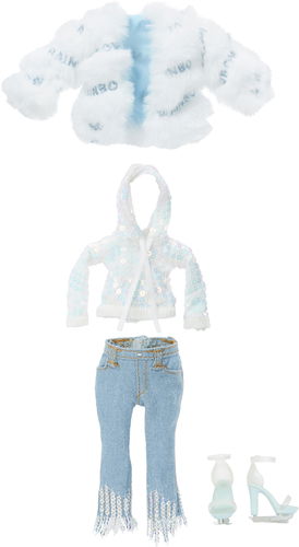 Rainbow High Skyler Bradshaw – Blue Fashion Doll with 2 Outfits