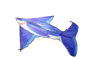 Kite with Shark Motif 130x125cm - Kite