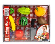 Klettset Obst und Gemüse 31x25x6cm - Kinderküchen-Lebensmittel