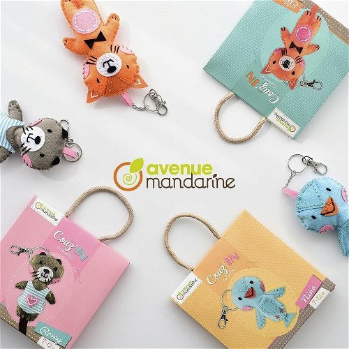 Avenue Mandarine Pendant to sew Tom the dog - Sewing for Kids